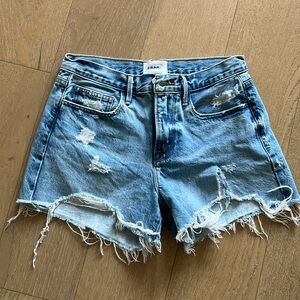 Frame Denim cut off shorts
